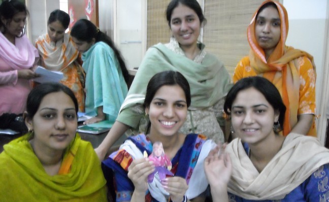 Teacher trainees in Pakistan