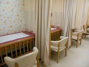 Nursing and changing stations