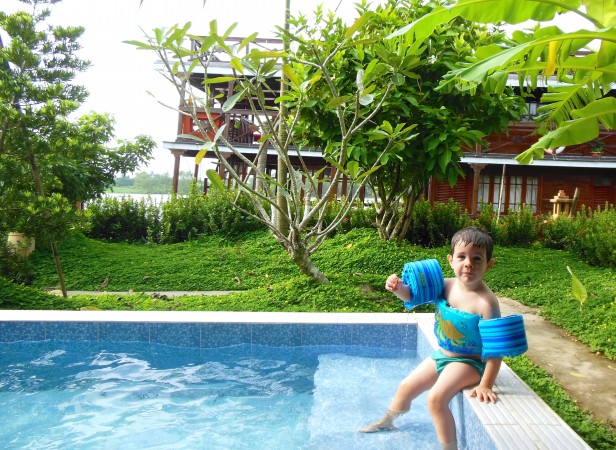 Pool at Mekong Lodge Vietnam